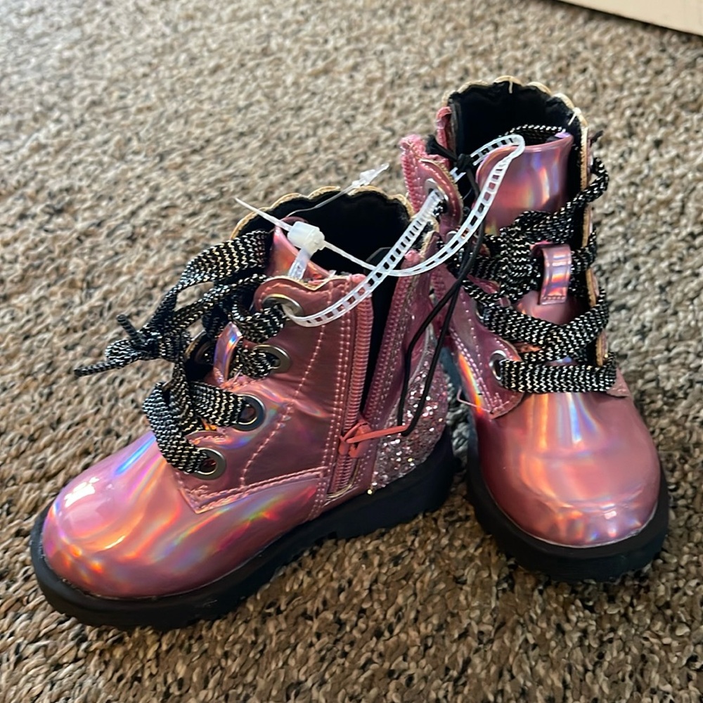 NWT Pink Boots